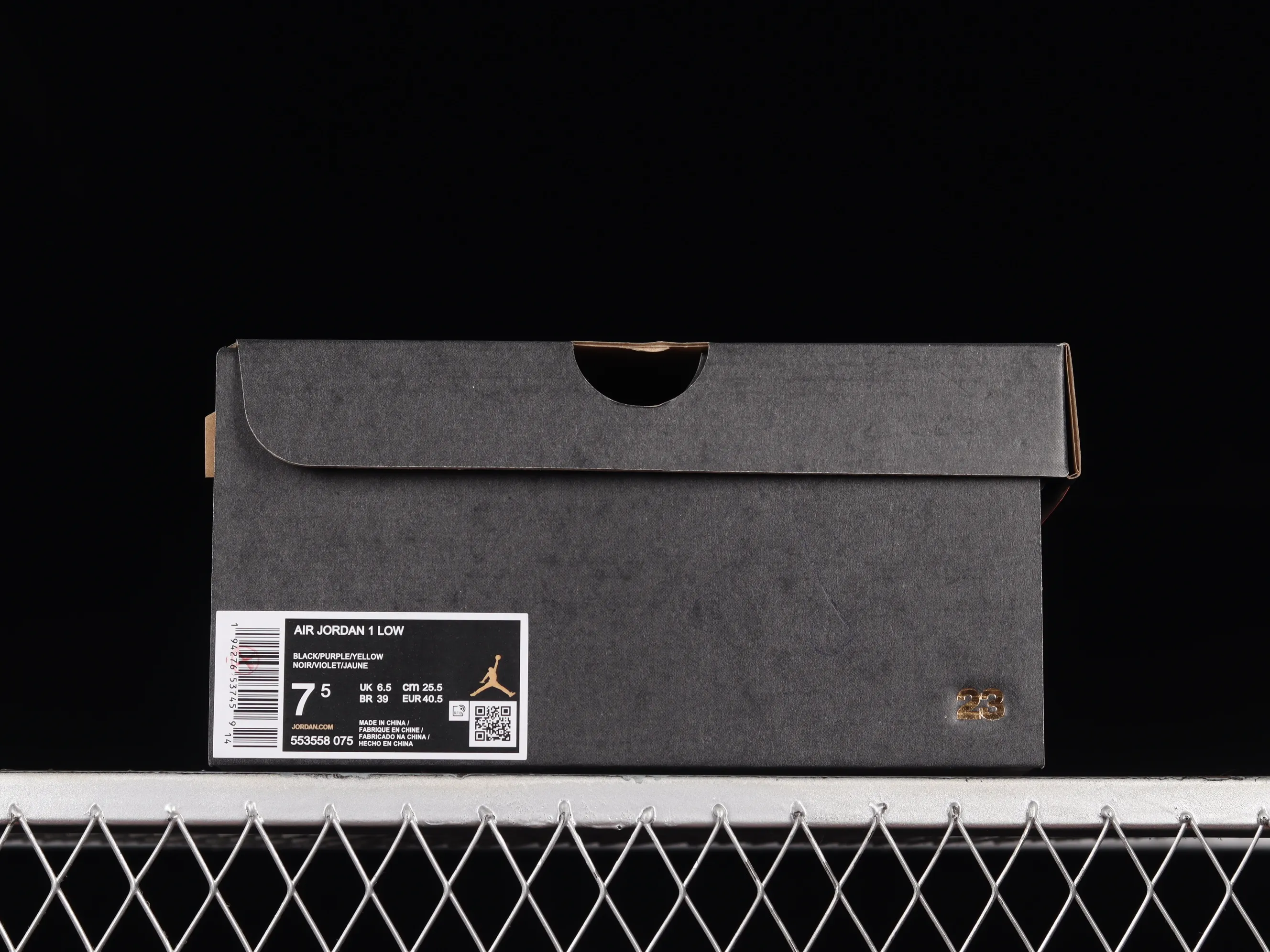 All categories Air Jordan Jordan series basketball shoes Air Jordan 1 Low Air Jordan 1 Low "Dark Concord" AJ1 Joe 1 black blue 553558-075